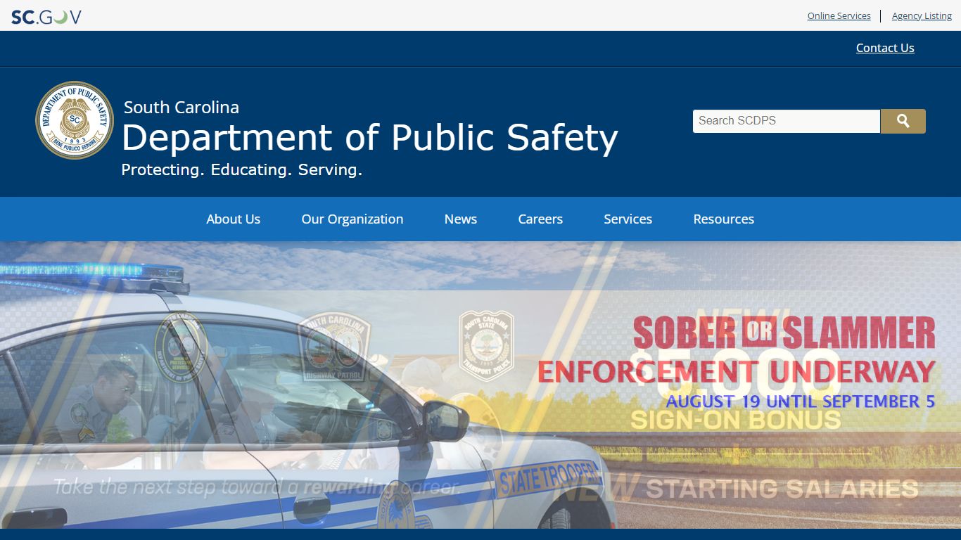 Home | SCDPS - South Carolina